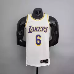 NBA Los Angeles Lakers SILK - JAMES 6 - Especial 75 Anos Branca