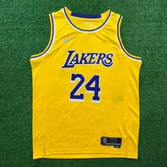 NBA Los Angeles Lakers Edição 75 anos 21/22 Kobe Bryant #24 - Amarelo