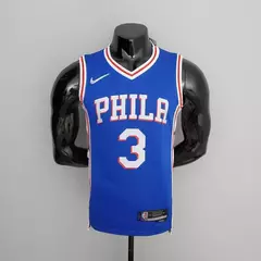 Philadelphia NBA Jersey76ers IVERSON#3 Azul - Especial 75 Anos