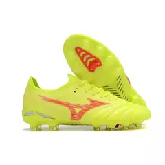 Chuteira Morelia Neo Campo - Neon e Vermelho