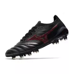 Chuteira De Campo Morelia - Preto/Vermelho Vinho - comprar online