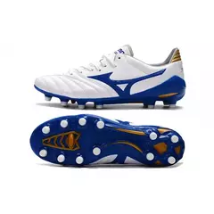 Chuteira de Campo Morelia Neo - Branco Azul - comprar online