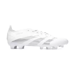 Chuteira De Campo Predator - Branco/Prata - Com Cadarço - comprar online