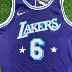 NBA Los Angeles Lakers #6 - 75 ANOS - ROXA - comprar online