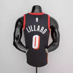 NBA Jersey Lillard #0 Ripcity Trail Blazers Black - Especial 75 Anos - loja online