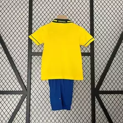 Conjunto Infantil Brasil 93/94 Home Retrô - Amarelo - loja online