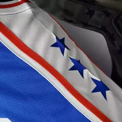 Philadelphia NBA Jersey76ers IVERSON#3 Azul - Especial 75 Anos - loja online