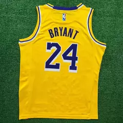 Imagem do NBA Los Angeles Lakers Edição 75 anos 21/22 Kobe Bryant #24 - Amarelo