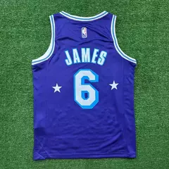 Imagem do NBA Los Angeles Lakers #6 - 75 ANOS - ROXA