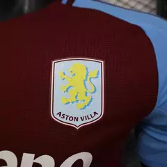Camisa Aston Villa Home I 24/25 - Jogador Masculina - Vermelha/Azul - comprar online