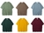 Camiseta pesada superdimensionada para homens