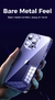 Capa transparente Joyroom para iPhone 14 13 12 Pro Max Back PC+TPU Proteção de
