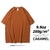 Camiseta pesada superdimensionada para homens - loja online