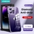 Capa transparente Joyroom para iPhone 14 13 12 Pro Max Back PC+TPU Proteção de