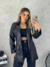 BLAZER COURO FAKE