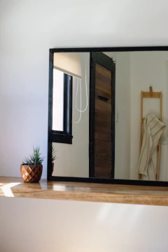 ESPEJO MARCO HIERRO CUADRADO 60X60 en internet