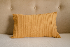ALMOHADON 60 X 80 CM BOLONIA MOSTAZA - tienda online