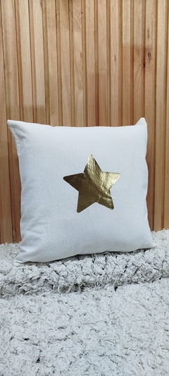 Almohadón VERONA Estrella Dorada - expoalmohadones