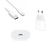 ￼Kit Carregador De iPhone Fonte + Cabo Carregamento Rápido PD 20w