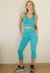 Calza capri deportiva de microfibra lisa Greta (17312)