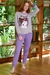Pijama de dama manga larga de jersey estampado Puppy (2401C) en internet
