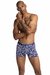 Calzoncillo boxer con cintura expuesta estampado (93002)