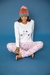 Pijama dama manga larga pantalon sublimado modal (25600)