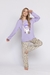 Pijama de nena manga larga de algodón estampado So Parisian (11737) - comprar online