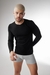 Imagen de Camiseta de hombre manga larga de algodón con lycra (28011)