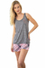 Pijama de dama musculosa y short (3107) - comprar online
