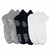 Pack x 3 medias dama soquete alto antideslizante (P1338)