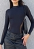 Body manga larga media polera de microfibra con tul (5758) - comprar online