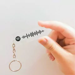 Chaveiro Acrílico Spotify Personalizado | Presentes | Amor | Amizade na internet