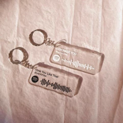 Chaveiro Acrílico Spotify Personalizado | Presentes | Amor | Amizade na internet