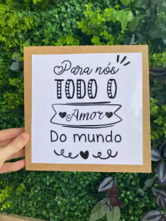 Cesta Personalizada Quadro A6 - Loja.Zaza