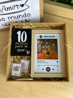 Cesta Personalizada Quadro A6 Sem Chocolates
