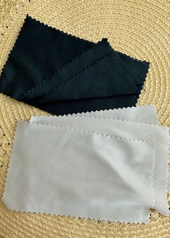 Flanela Microfibra - Kit com 4pç (2 preto, 2 cinza) - comprar online