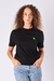Camiseta Preta Slim Logo Verde Feminina - comprar online
