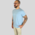 Camiseta Azul Claro Algodão Egípcio | Sem logo na internet