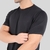 Camiseta Preta Algodão Egípcio Elastano - comprar online