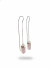 Brinco Isis | Quartzo Rosa - Guida Joalheria