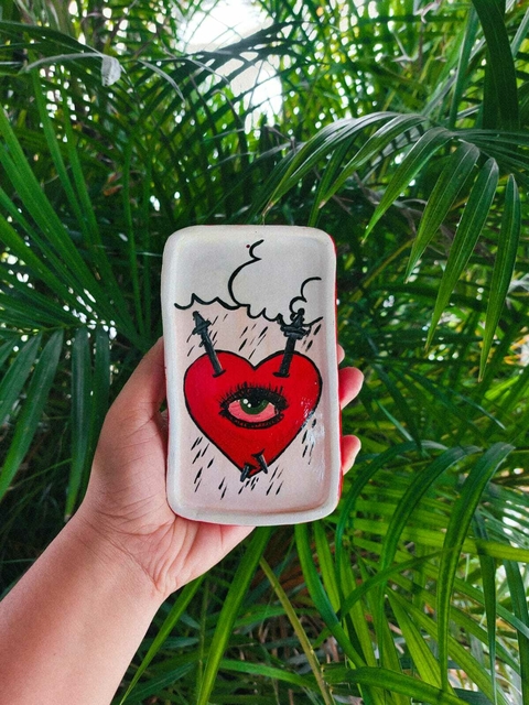 Incensário / porta anéis the love