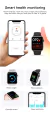 IWO 14 U Watch 7 Series 7 Smart Watch Bluetooth Call Men Women Heart Rate ECG Ga - loja online