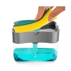 Dispensador Detergente Pressão 2 em 1 com Bucha inclusa Soap / Economize Detergente com Muita praticidade!