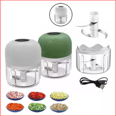 Mini Processador Alimentos Elétrico 250ml 3 Laminas Sem Fio - comprar online