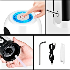 Bomba Elétrica De Galão Universal Com Carregamento USB Para Galão Garrafão De Água na internet