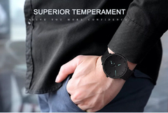 relogio masculino 2023 homens moda minimalista relógios homens negócios casual