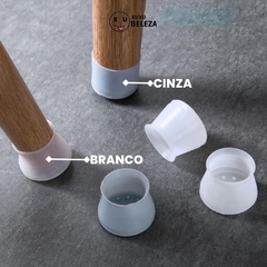 Protetor de Silicone para Pés de Cadeira e Mesa Pés Pezinho Redondo