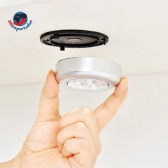 LED Adesiva sem Fio (03 Lâmpadas dentro da LED) Touch de Pilha de Segurança Portátil para Armário