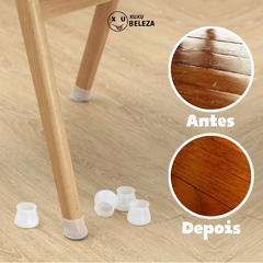 Protetor de Silicone para Pés de Cadeira e Mesa Pés Pezinho Redondo - Digital Store 7